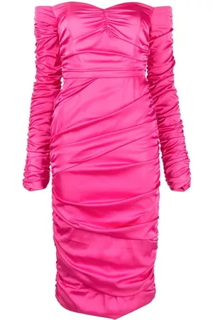 Pinko Mujer Cóctel - Vestido drapeado con escote corazón