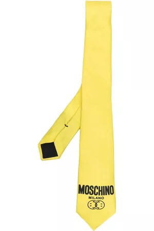 Moschino Hombre Corbatas - Corbata de seda con logo estampado