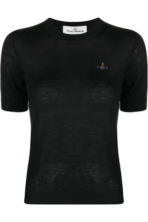 Vivienne Westwood Top tejido con motivo Orb