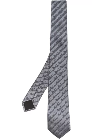Moschino Hombre Corbatas - Corbata de seda con logo bordado