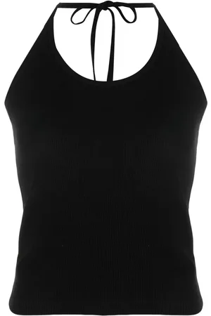 Filippa K Top de canalé con cuello halter
