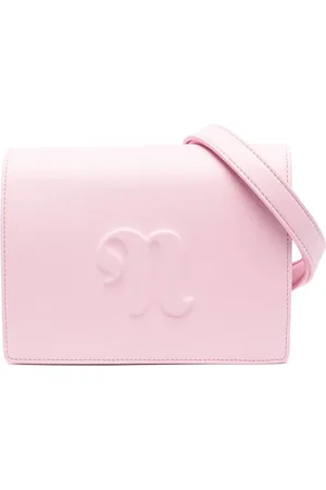 Nanushka Bolsa de hombro con solapa y logo en relieve
