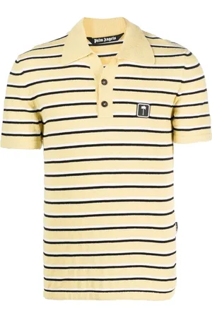 Palm Angels Playera tipo polo con parche del logo