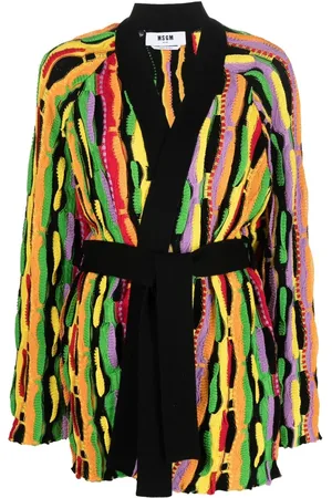 Msgm Cárdigan con cinturón