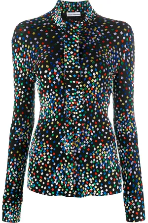 Paco rabanne Blusa con estampado geométrico