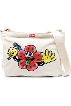 Kenzo Bolsa de hombro con parche del logo