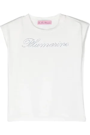 MISS BLUMARINE Playera con logo estampado