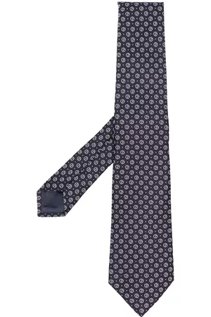 Armani Hombre Corbatas - Graphic-print silk tie