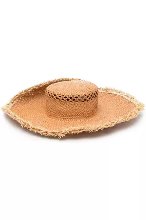 ELEVENTY Mujer Sombreros - Sombrero con bordes deshilachados