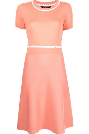 Paule Ka Vestido tejido con costuras en contraste