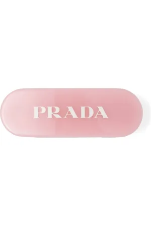 Prada Broche para el cabello con logo estampado