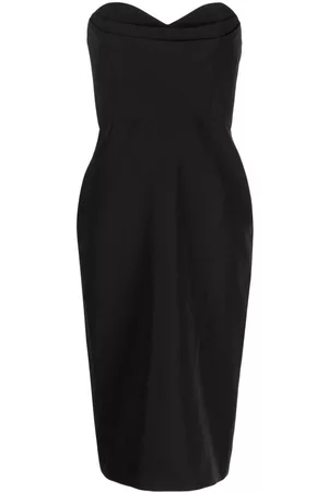 Marchesa Notte Mujer Cóctel - Vestido con escote en forma de corazón