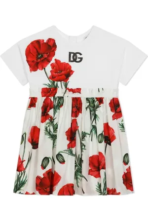 Dolce & Gabbana Vestido con estampado floral y cierre