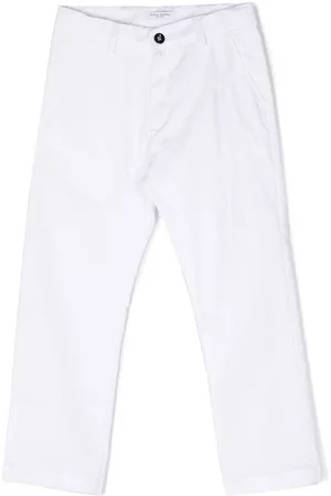 Paolo Pecora Pantalones stretch con tiro medio