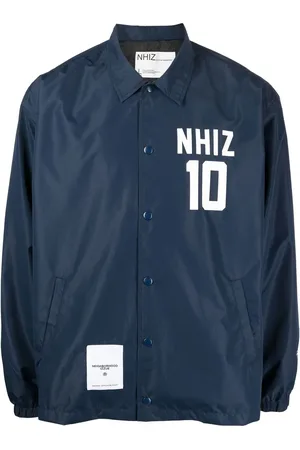Izzue Chamarra con logo estampado