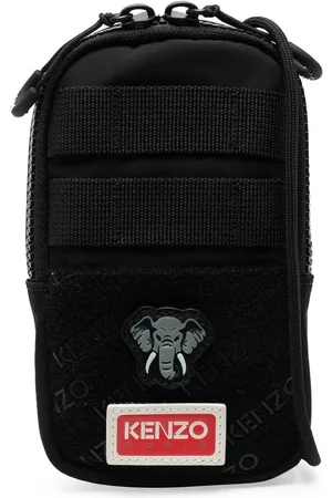 Kenzo Elephant-embroidery phone case lanyard