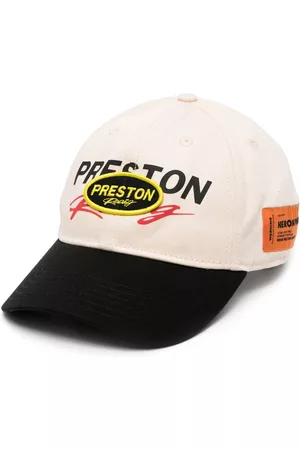 Heron Preston Hombre Gorras - Racing logo-print baseball cap