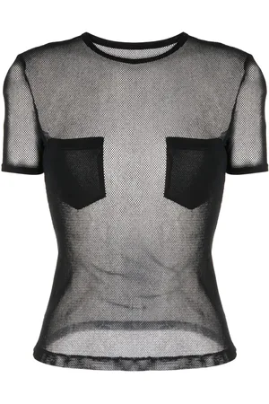 Filippa K Playera de malla con detalle de bolsillo
