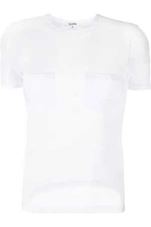 Filippa K Playera de malla con detalle de bolsillo