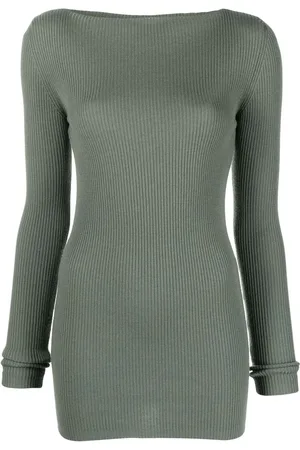 Rick Owens Sudadera con detalles de abertura