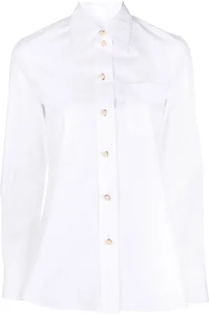 Lanvin Camisa con cuello de pico