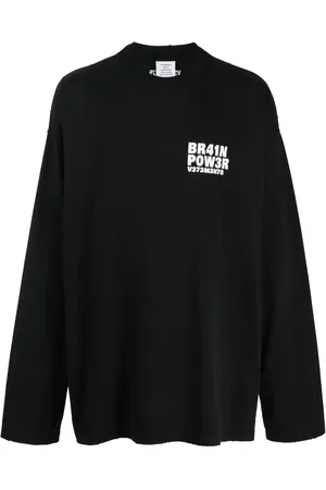 Vetements Playera manga larga