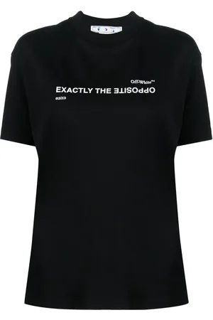 OFF-WHITE Playera con estampado Exactly the Opposite