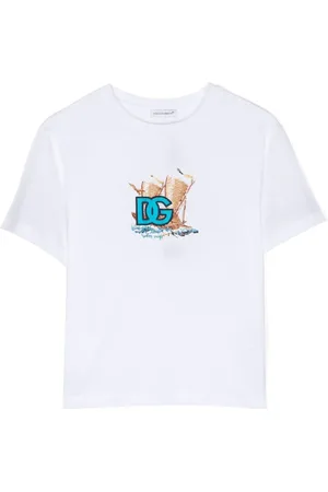 Dolce & Gabbana Playera manga corta con logo bordado