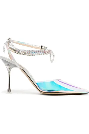 Mach & Mach Zapatillas con tiras de cristales
