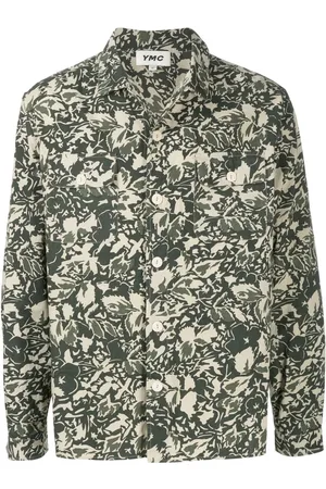YMC Camisa manga larga con estampado gráfico