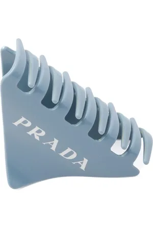 Prada Broche para el cabello con logo estampado