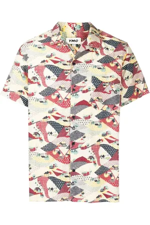 YMC Camisa manga corta con estampado gráfico