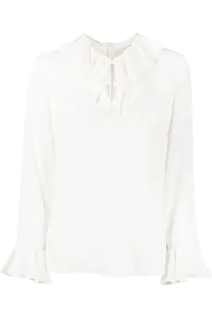 Cubus Blusa Nymph con volantes en el cuello