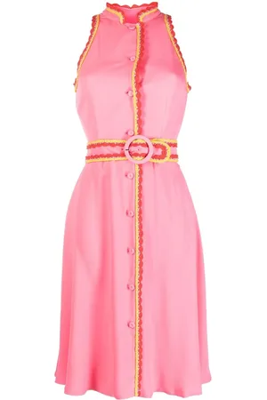 Moschino Vestido sin mangas con cinturón