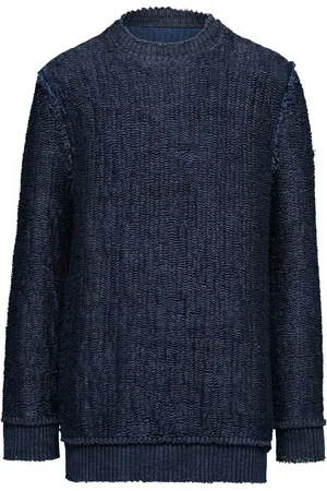Maison Margiela Suéter tejido con cuello redondo