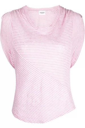 Marant Etoile Playera Kottyni a rayas