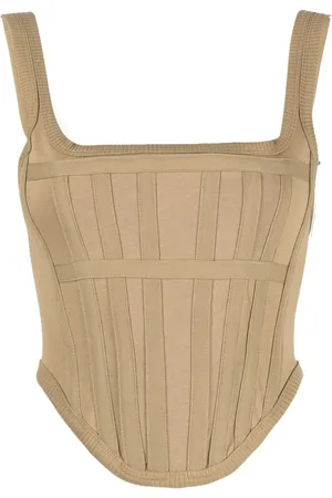 DION LEE Top estilo corset corto