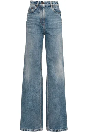 Prada Jeans rectos con efecto blanqueado
