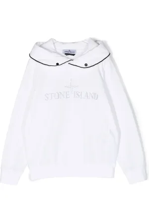 Stone Island Hoodie con logo estampado