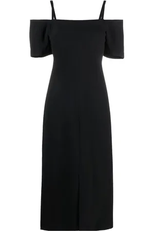 Victoria Beckham Vestido midi con hombros descubiertos