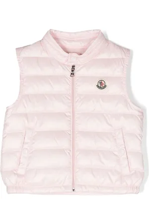 Moncler Chaleco capitonado con parche del logo
