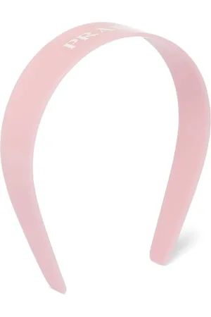 Prada Diadema con logo estampado