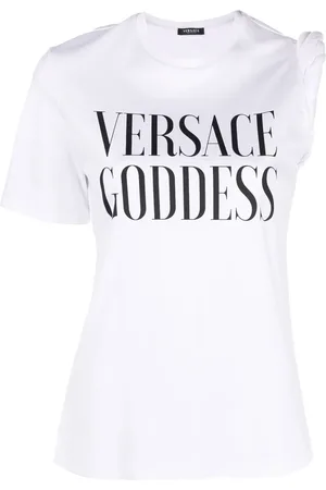 VERSACE Playera con eslogan estampado