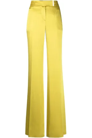 Tom Ford Pantalones anchos con tiro alto