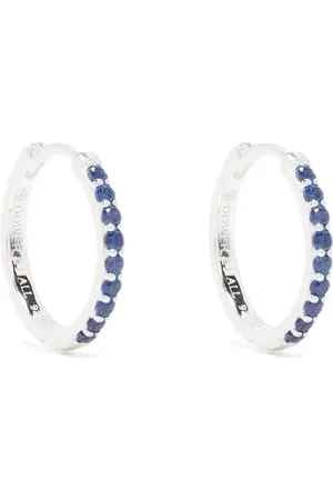 Dower and Hall Arracadas Azure medianas