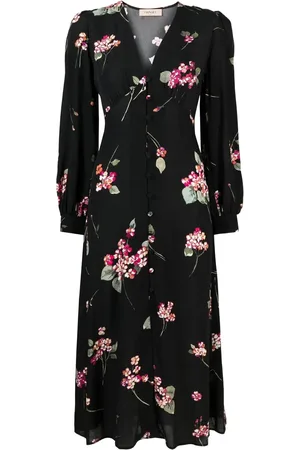 Twin-Set Vestido midi con estampado floral