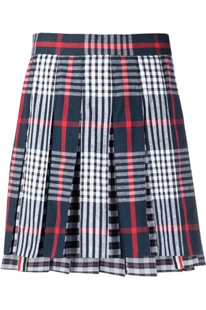 Thom Browne Falda plisada asimétrica
