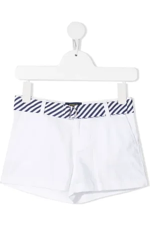 Ralph Lauren Shorts con cinturón a rayas