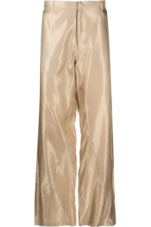 Bianca Saunders Pantalones de seda anchos