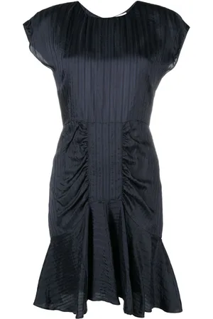 There Was One Vestido corto con rayas en jacquard
